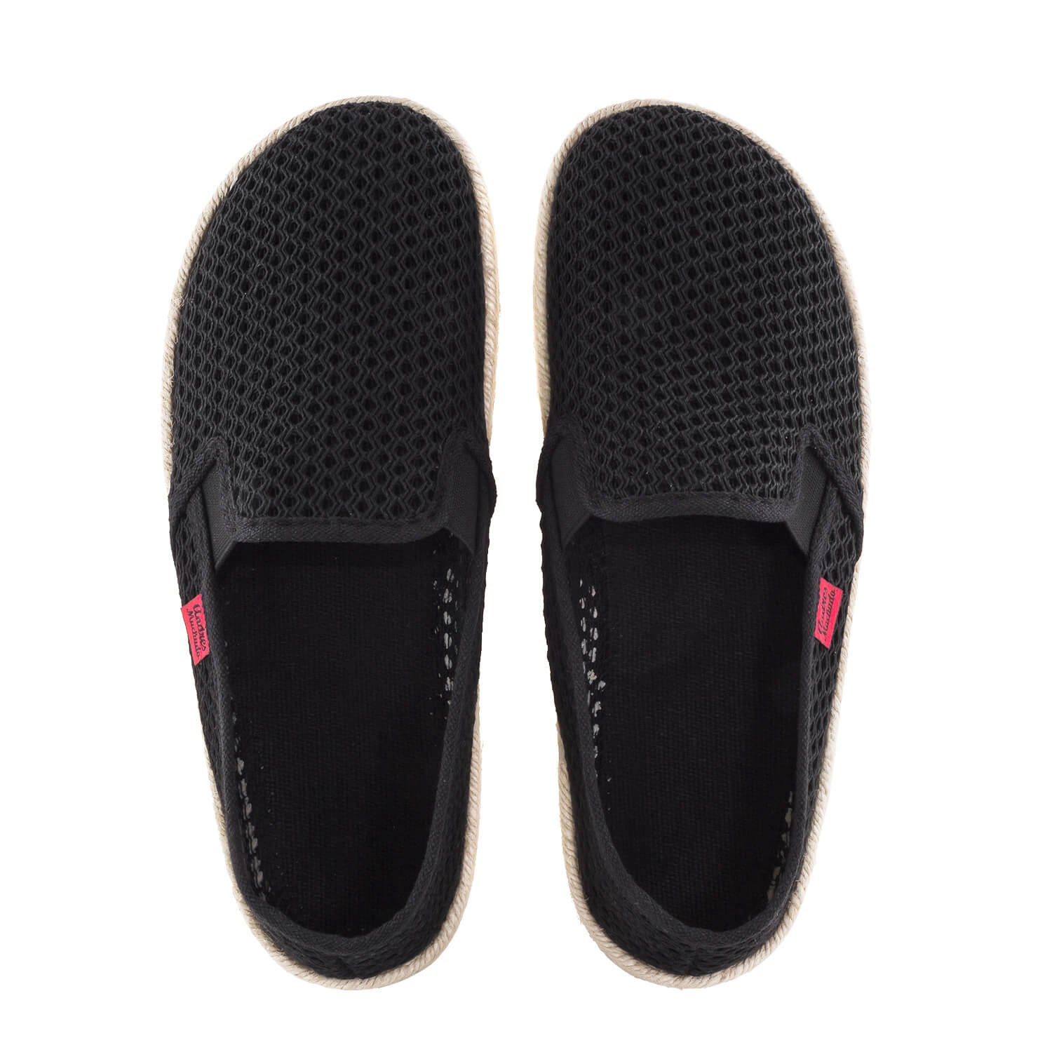 Andrés Machado - Unisex Slipper für Damen und Herren – AM500 – Espadrilles für den Sommer – Hausschuhe Leinenschuhe – Sommerlatschen mit Rutschfester Gummisohle mit Jute – EU 42 bis 50