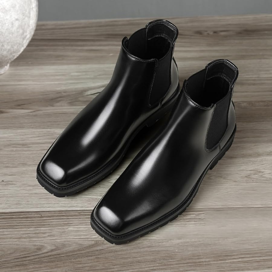 Offen オッフェンsquareboots-CHELSEA / BLACK　L Offen(オッフェン)｜squareboots-CHELSEA/BLACK の通販｜ELLESHOP