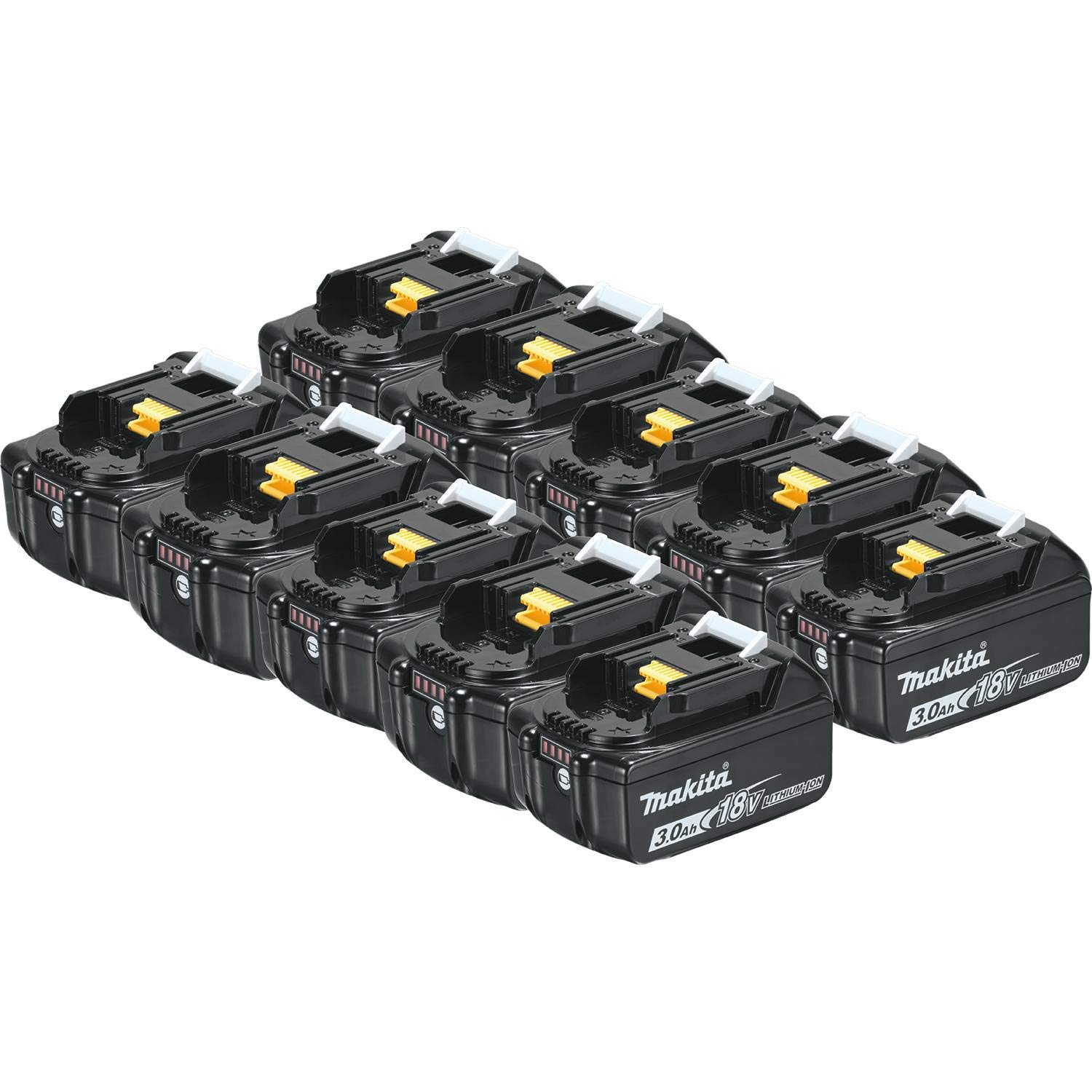 Makita BL1830B-10 Battery 10-pack, 3.0 Ah