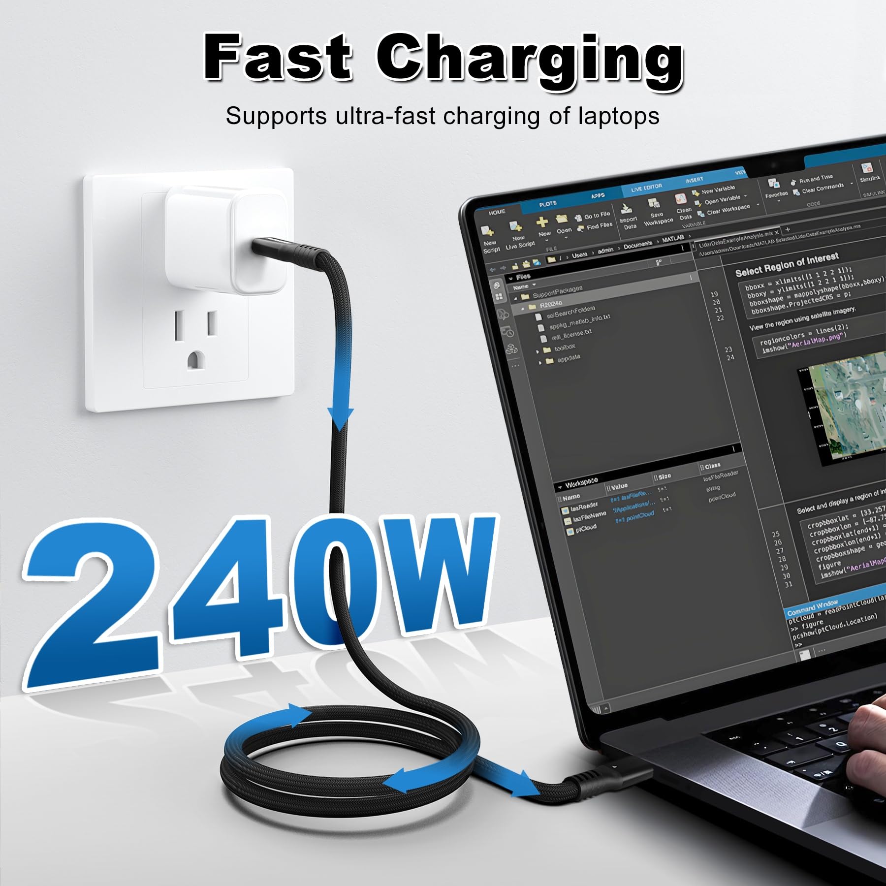 Amazon.co.jp: 3m Thunderbolt 4/USB 4 ケーブル 240W - 8K@60Hz