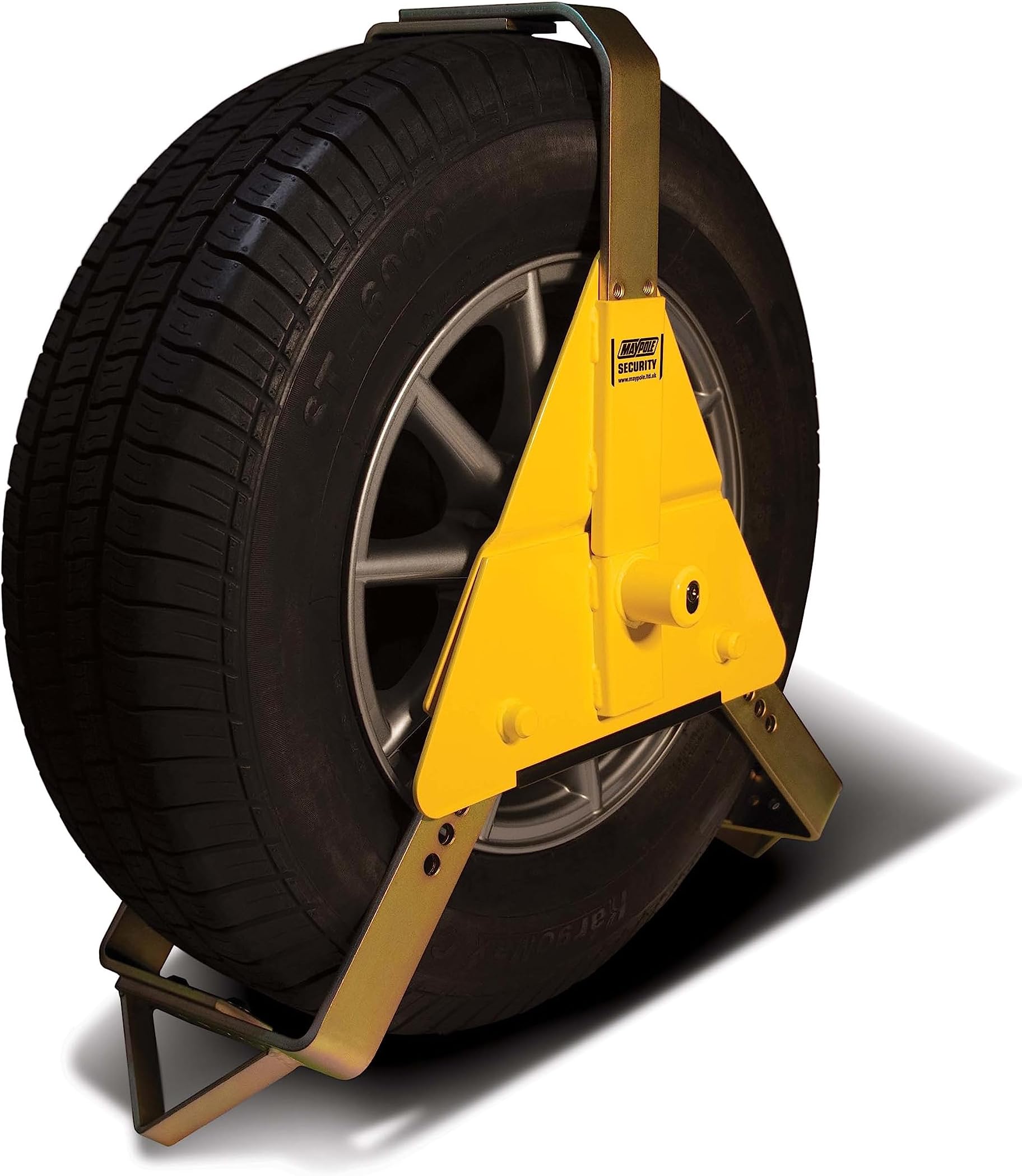 Maypole SH5435 Stronghold versatile heavy duty triangular 14" - 16" wheel clamp