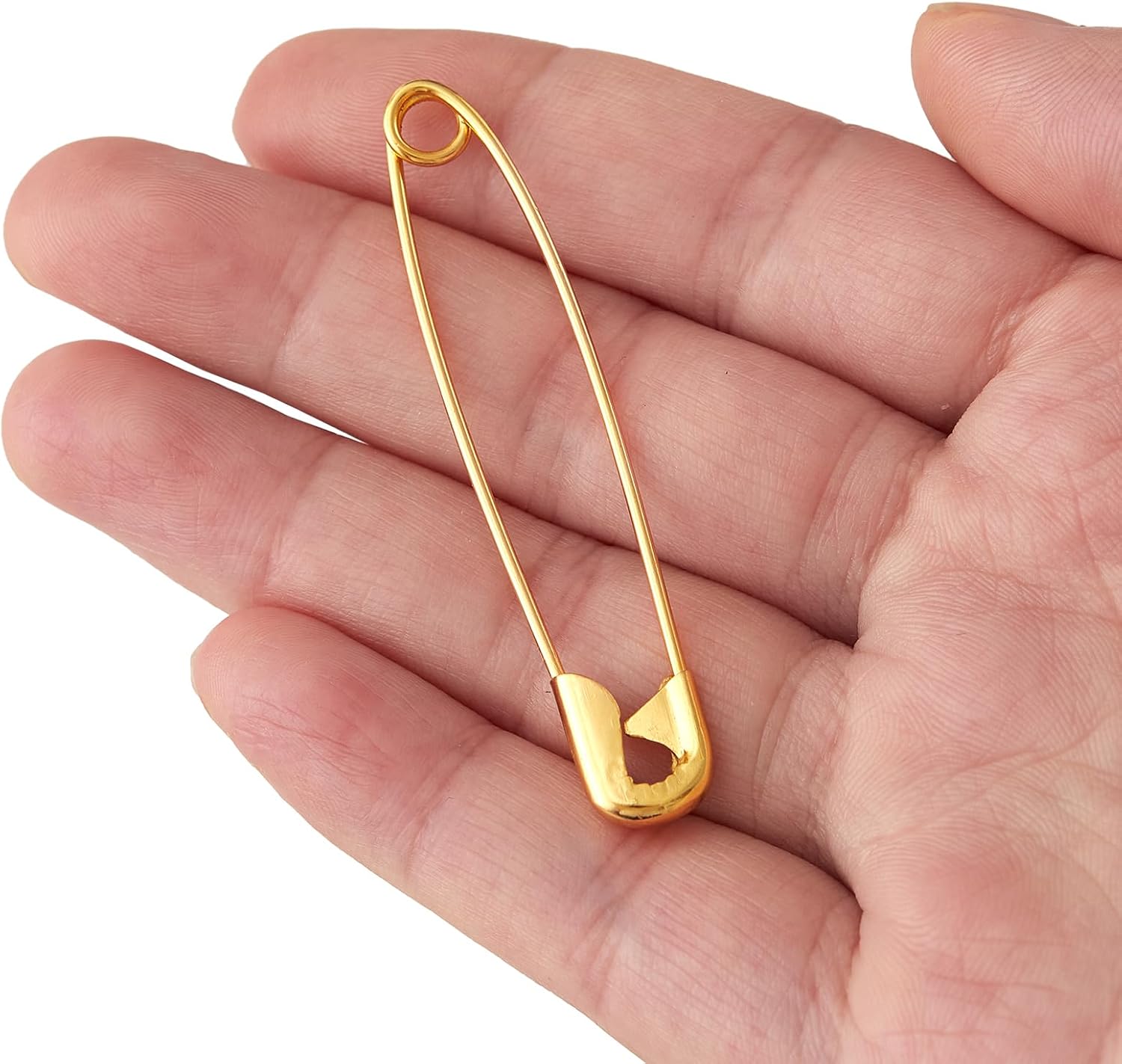 30PCS 2 inch Gold Safety Pins - Your Versatile Pinning Solution for Sewing, Crafts & More