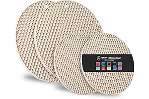 Joyhalo Khaki Kitchen Trivets for Hot Dishes