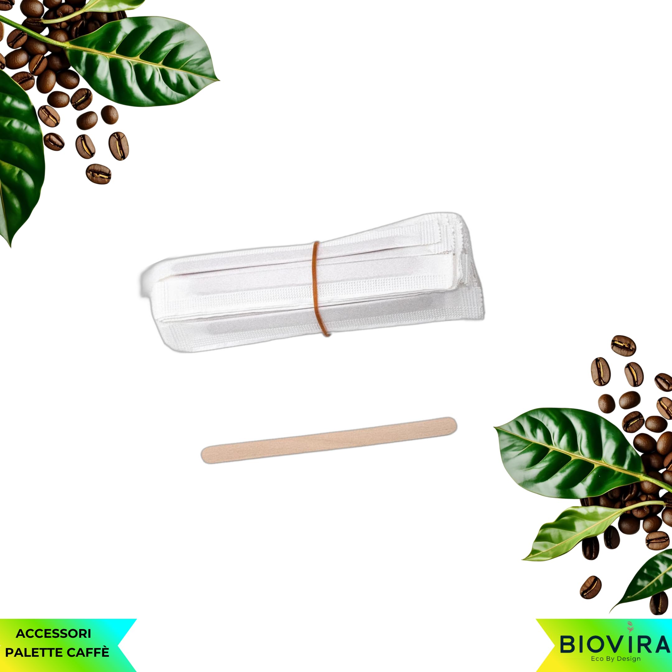 Palette Caffè In Legno - 1500 Pezzi In Betulla - Igieniche E Pratiche - Foto 2