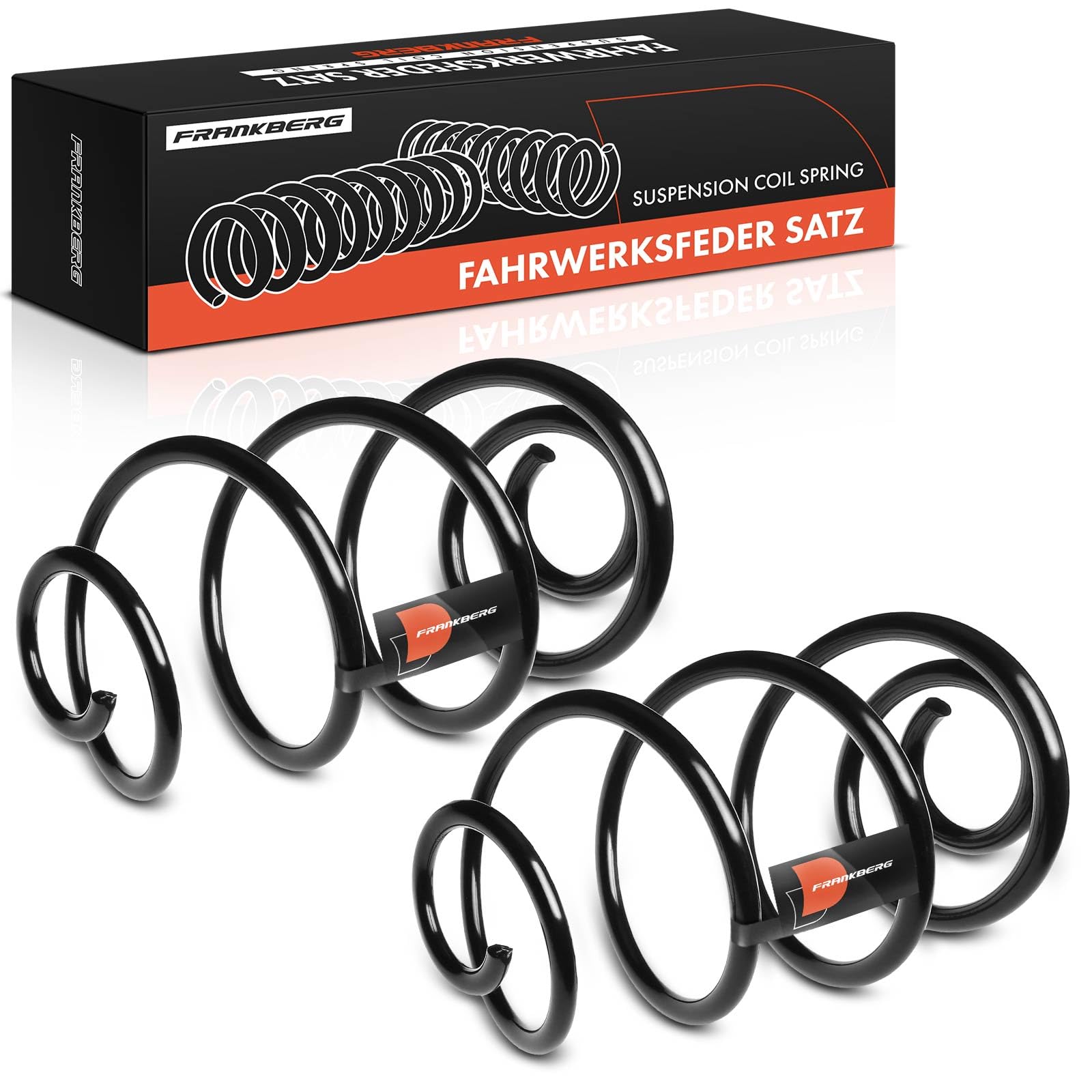 Frankberg 2 muelles de suspensión para eje trasero 9118378 | Compatible con: Astra G CC T98, Astra G Coupé T98, Astra G Sedán T98, Astra G Cabriolet T98, Astra G CC F48_ F08_