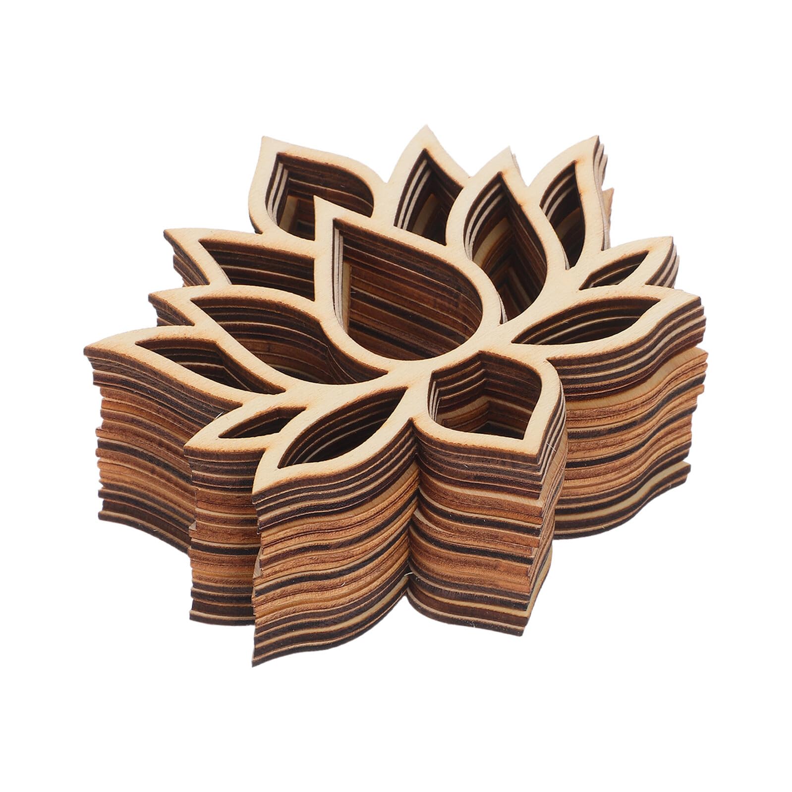 STOBAZA 90 Piezas Aros Macramé de Madera para Manualidades DIY Marcos para Coronas de Pared Decoración para Bodas y Hogar