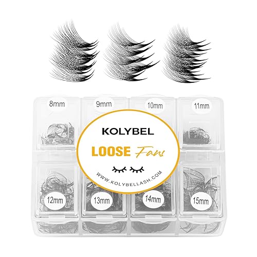 Extensiones de pestañas postizas en abanico 600 abanicos 6D, hechas a mano, sueltas de volumen 0.07 0.31-0.59 pulgadas, extensiones de pestañas disponible en Yaxa Costa Rica