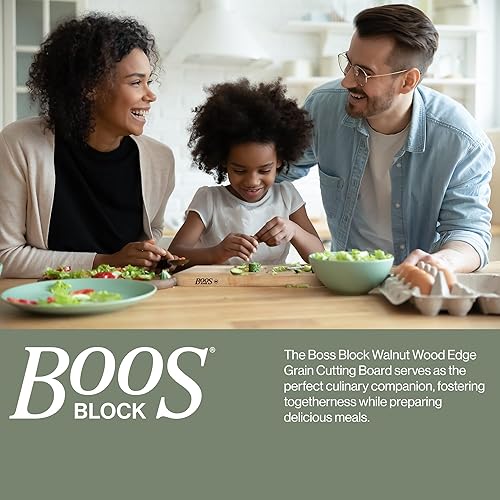 Miniatura 7 de John Boos Block BBQBD Tabla para picar reversible madera de arce veta visible con ranura para líquidos Walnut