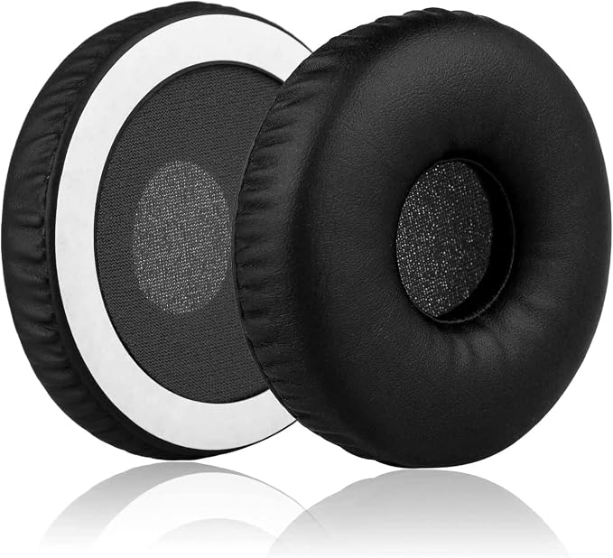 Almohadillas para auriculares de repuesto compatibles con Sony WH-XB700, de cuero proteico suave y espuma viscoelástica, para reparación (negro) miniatura 5