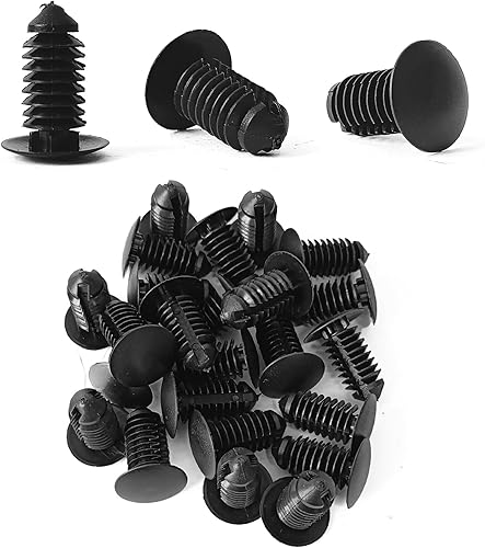 50 clips de retención para panel de moldura de automóvil, tornillos de protección de parachoques de guardabarros, sujetador de cuerpo de remache de