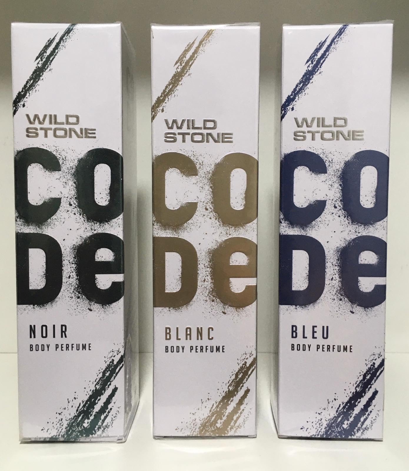 Code Body Liquid Perfume Noir, Blanc & Bleu 120ml Each For Men (Pack Of 3)-image-33