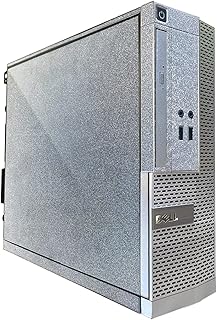 Customized Treasure Box Moonlight Silver SFF Desktop with Quad Core I7 Upto 3.9G, HD Graphics 4600 4K Support, 32G, 1T SSD, DP, VGA, Keyboard and Mouse, DVD, WiFi, BT 5.0, Win 10 Pro (Renewed)