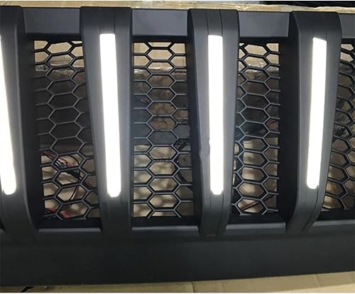 Miniatura 3 de YACHN Parachoques delantero central rejilla para Fortuner SUV 2016 2017 2018 2019 2020 parrilla delantera parrilla de coche cubierta reemplazada