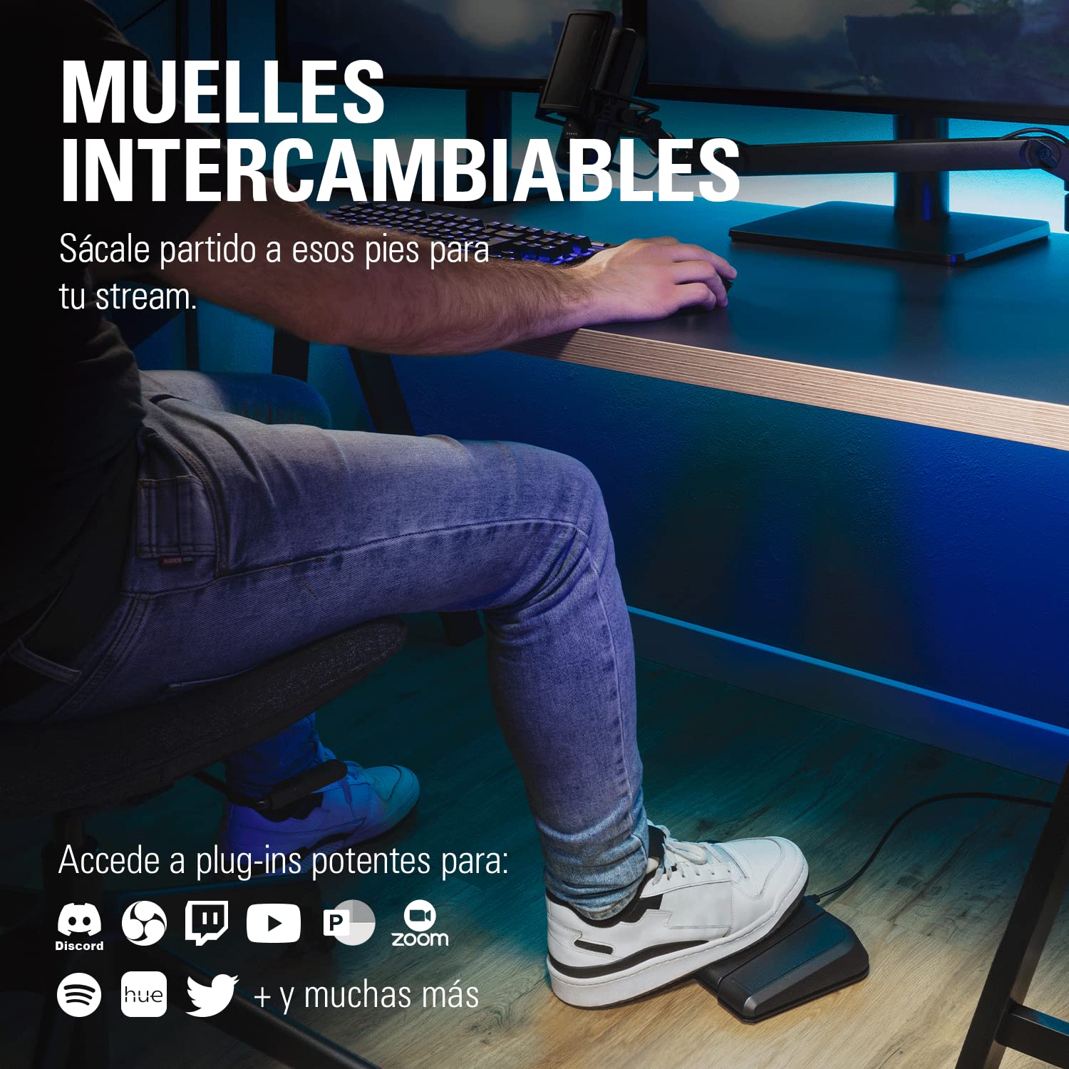 Elgato Stream Deck Pedal, controlador manos libres