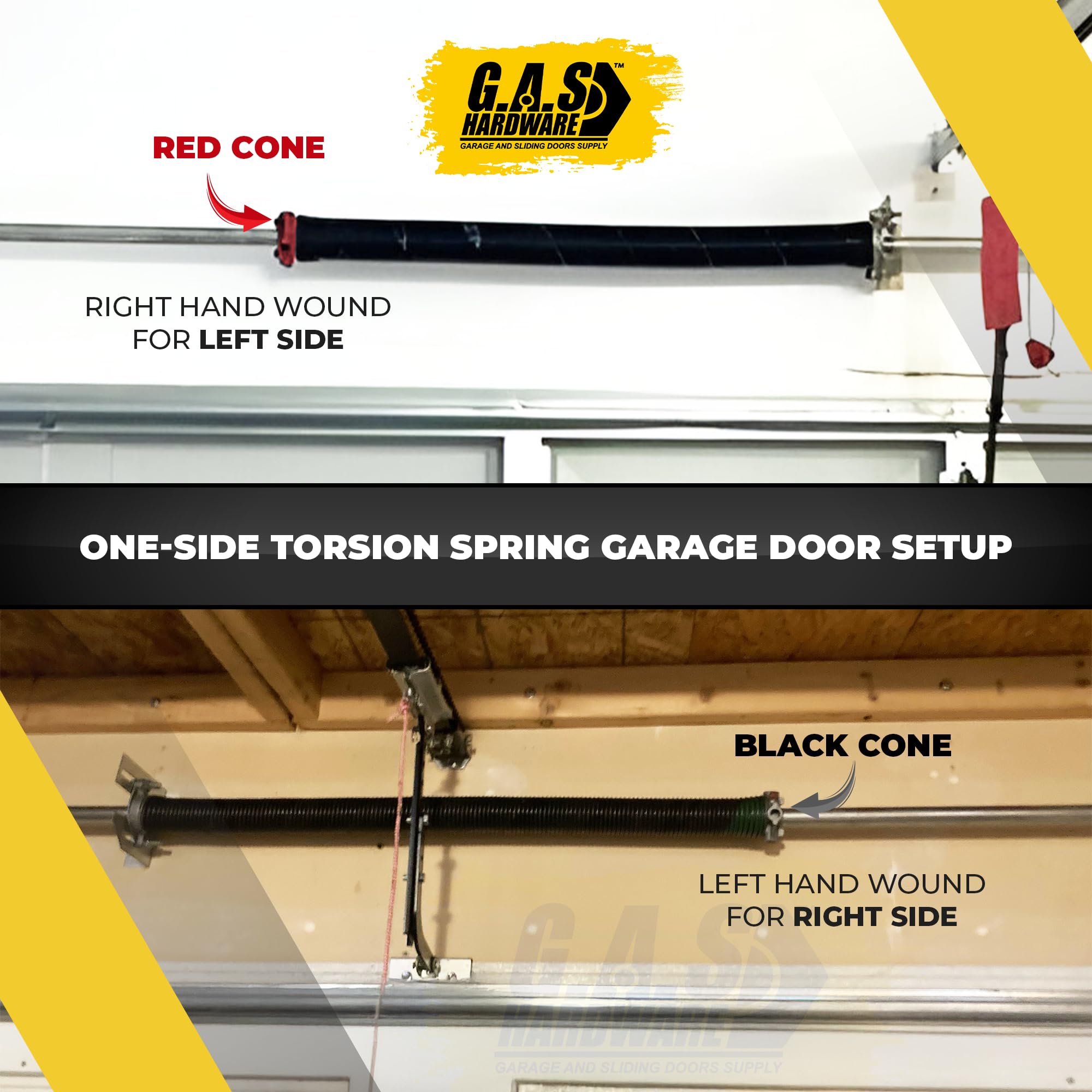Amazon.com: Galvanized Garage Door Torsion Spring 207x2x20