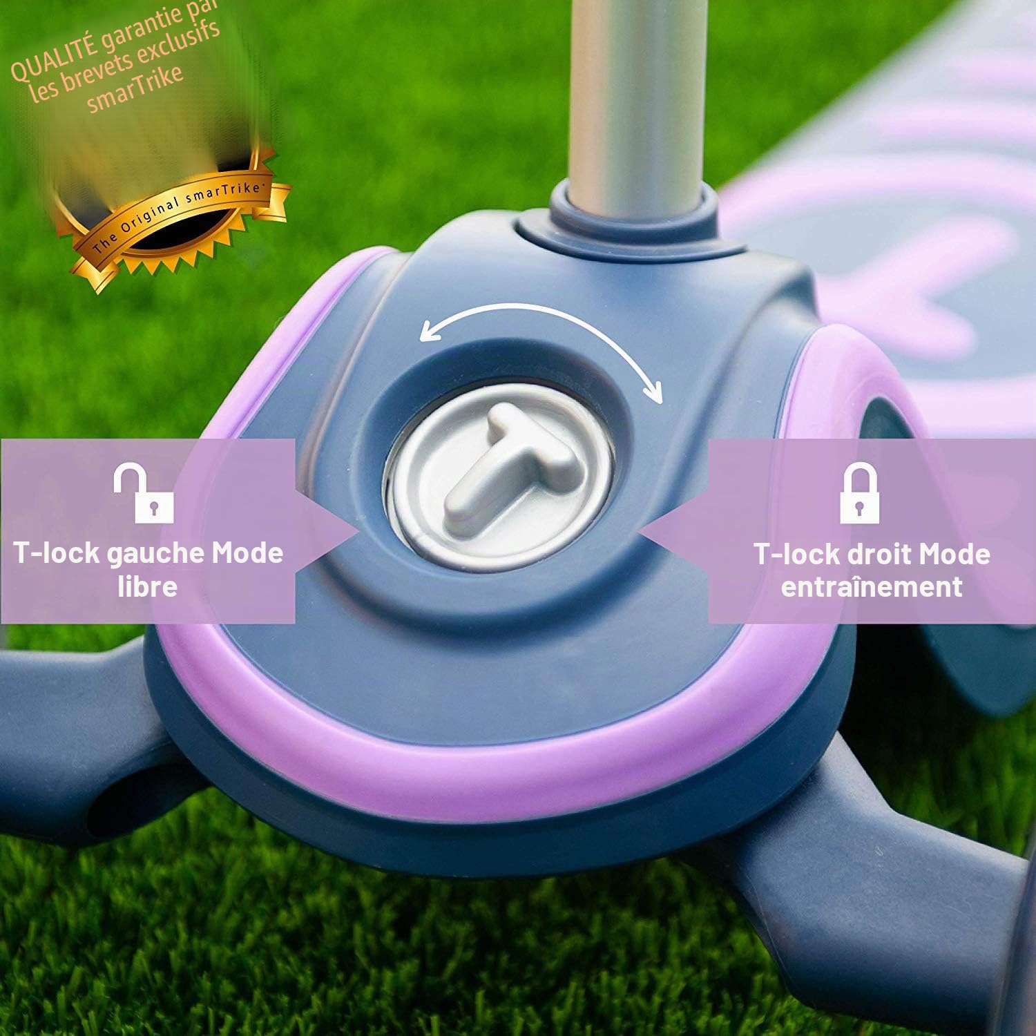 smarTrike Scooter by T3 Enfants Sac avec Roues et Lumineux LED Snack Scooter Roller Enfant de Scooter M