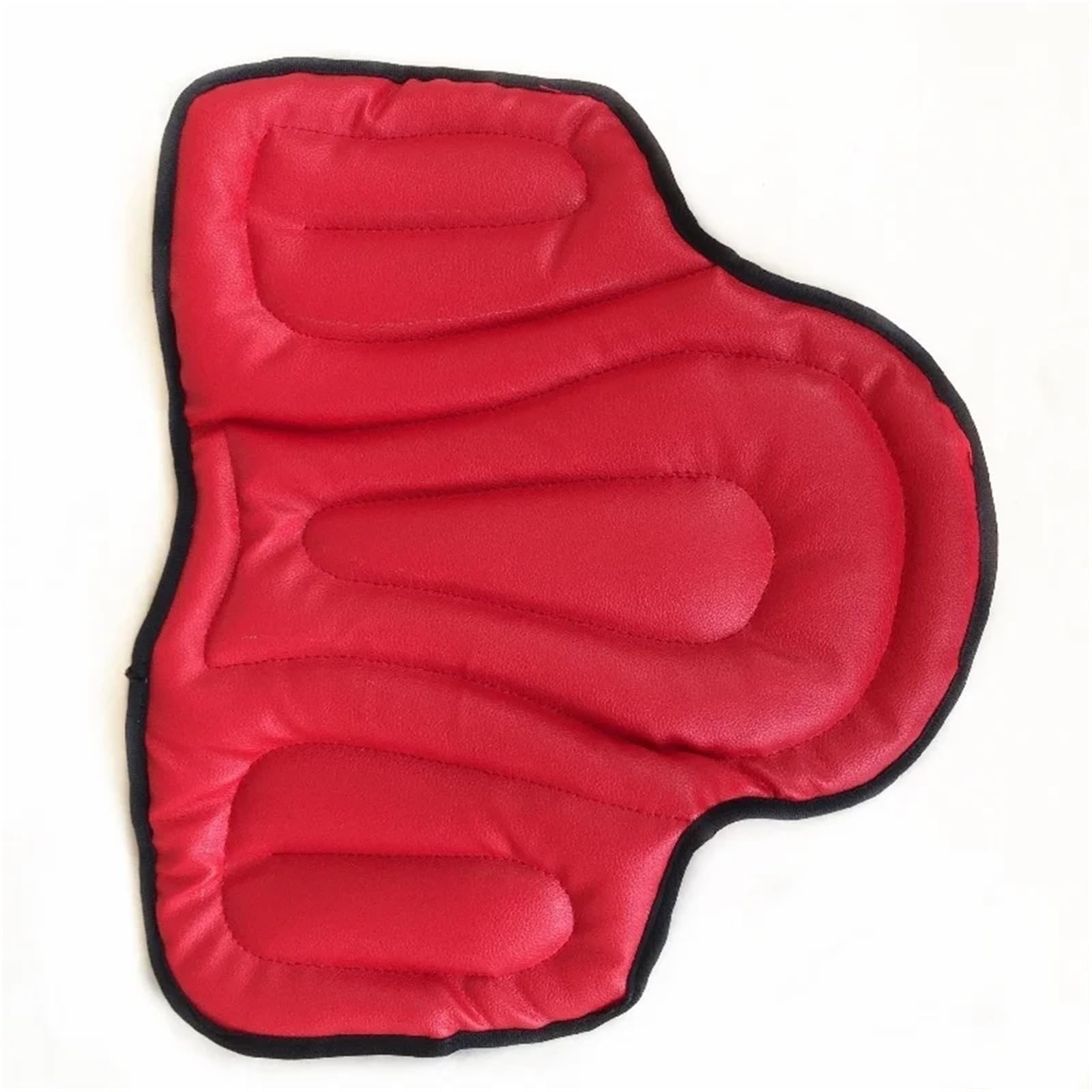 Podkładka pod siodło do jazdy konnej, Podkładka pod siodło dla konia PU Pianka zapamiętująca kształt Czarny Czerwony Jeździectwo(Black)