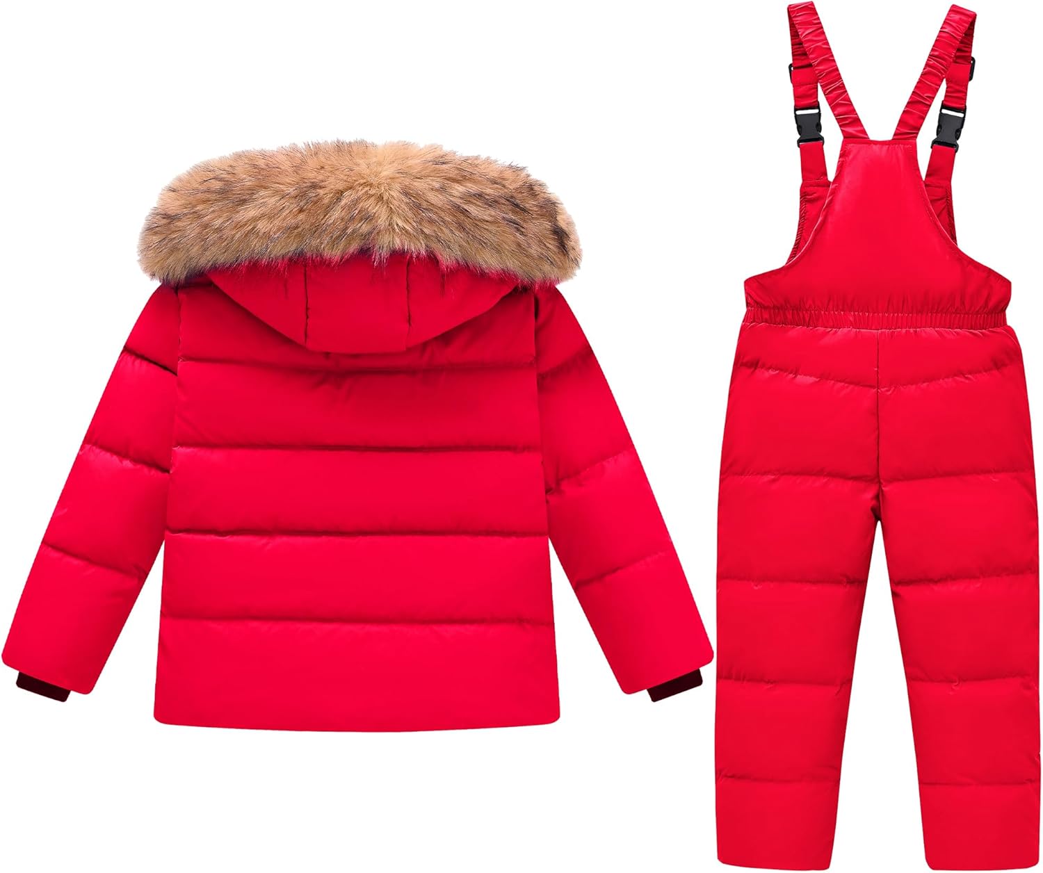 Toddler Snow Suit, Girls & Boys Snowsuit Toddler, Infant Baby Snow Suit, Kids Winter Coat and Snow Pants Set 2-6T - Image 2