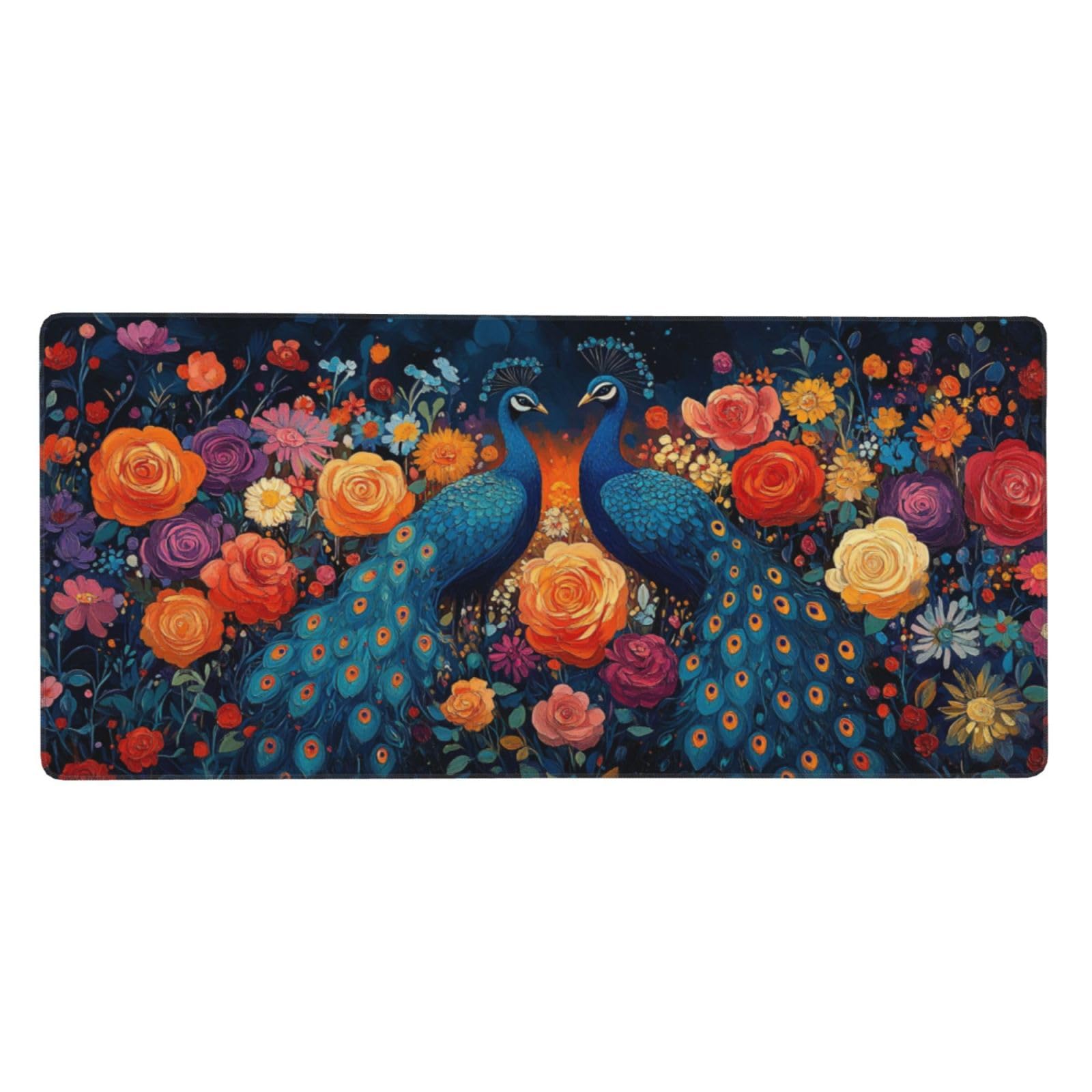 Podkładka pod mysz do gier XXL podkładka pod mysz 1000 x 500 x 3 mm paw podkładka pod biurko z gumową podstawą, podkładka pod mysz z antypoślizgowymi szwami krawędziami dla pracowników biurowych