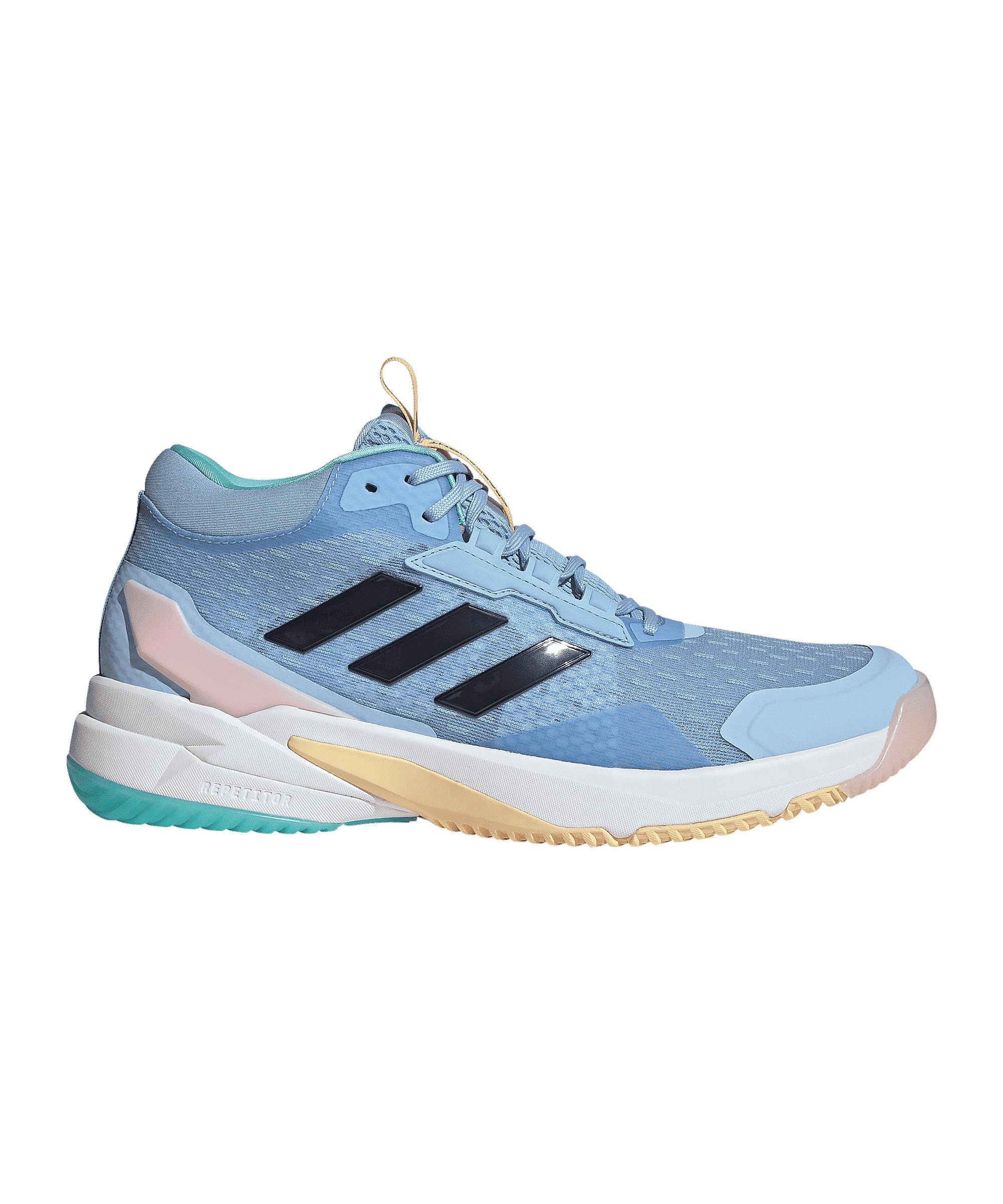 adidas Performance Crazyflight 6 Mid Damen Weiß blau, 41 1/3 Damen