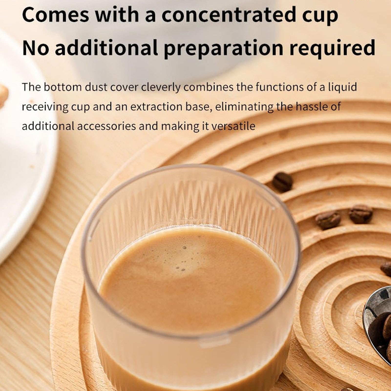 SUNGOOYUE Cafeteras Máquina de café Expreso Autocalentable Inalámbrica Recargable de Ebullición Rápida de 5 Minutos a 99 ° C para Cápsulas de café Molido, para Viajes, Camping, Coche, Oficina,