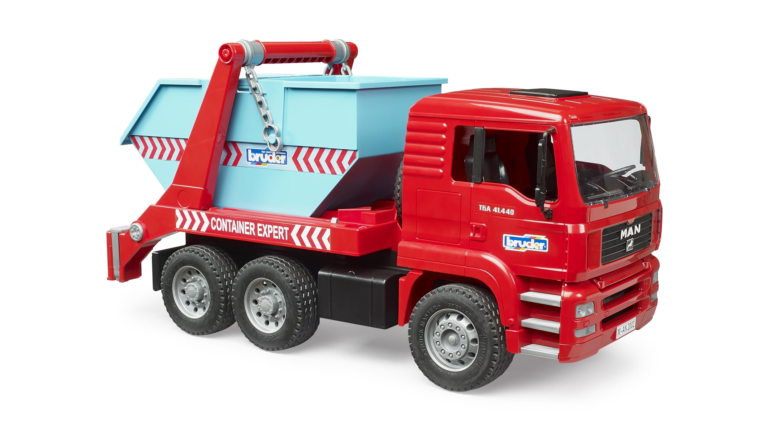 Bruder 02741 - Camion à conteneurs Man TGA - 1:16 Véhicules, camions, véhicules de Chantier, Chantier, Jouets à partir de 3 Ans - 3