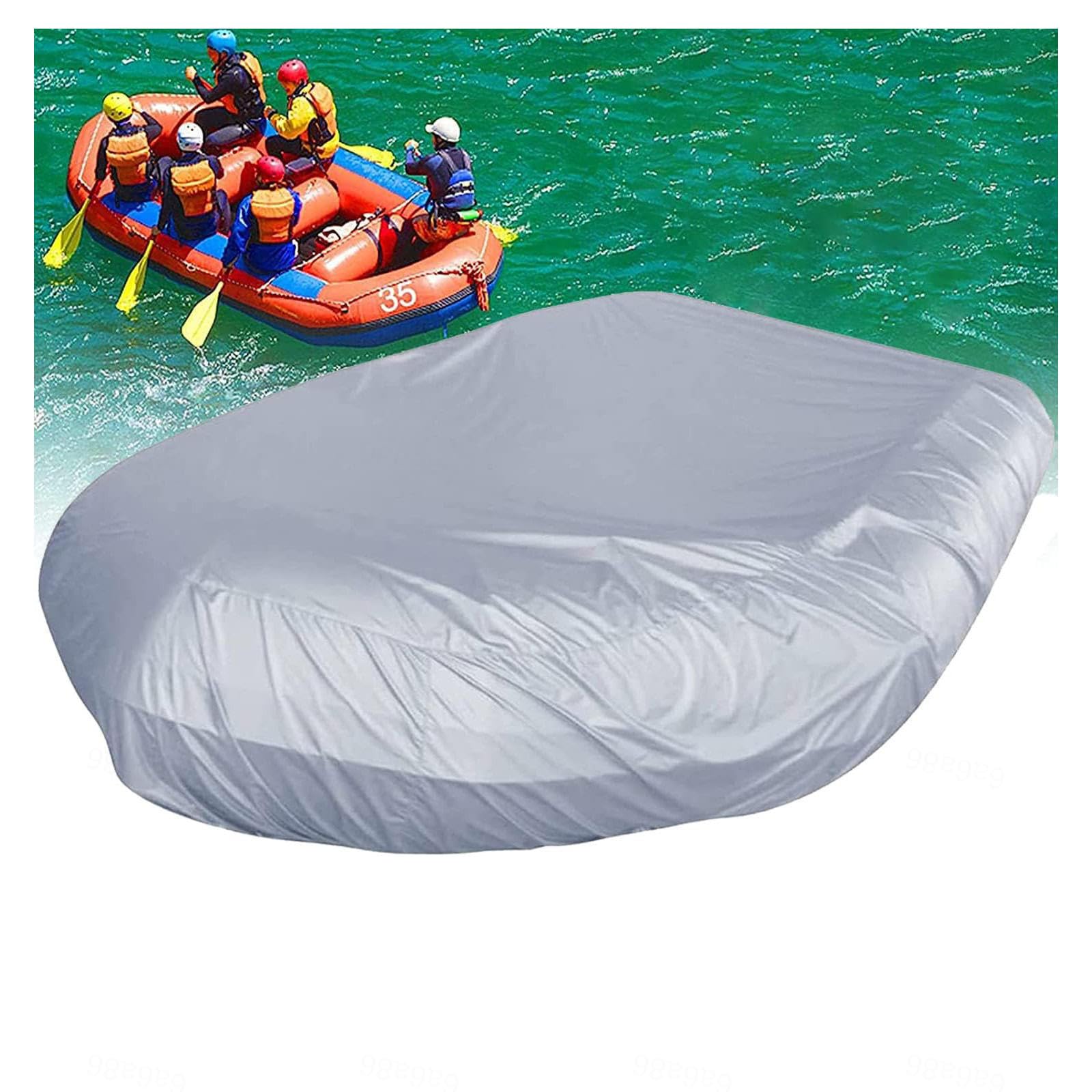 Copri Consolle Gommone 7 Dimensioni Copertura per Barca Gonfiabile Anti-UV Impermeabile Copertura per Barca Resistente per Gommone E Gommone,470 * 210 * 46cm