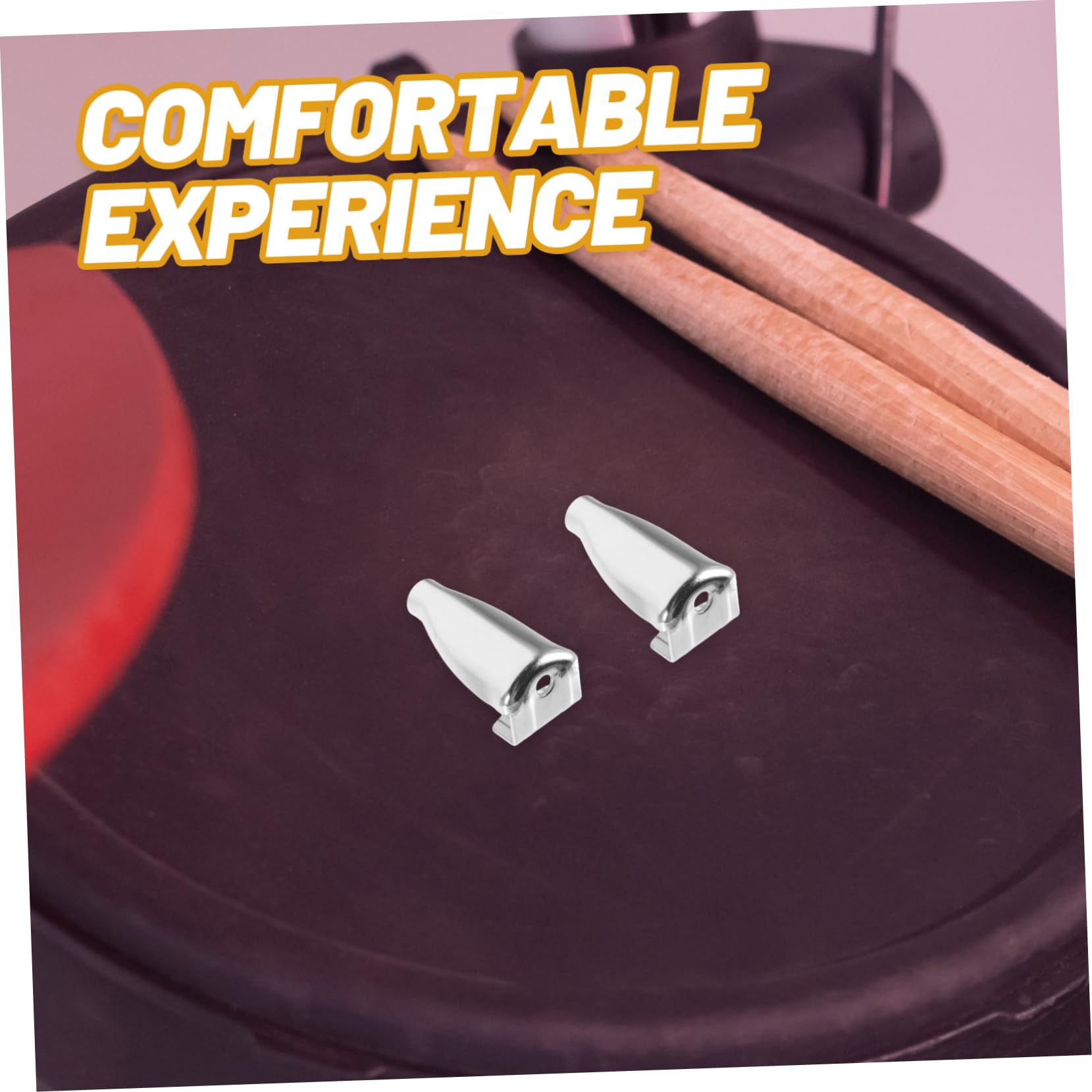 COSMEVIVI Drum Hooks Snare Drum Lugs Iron Drum Lugs Lug for Drum Instrument Supplies Drum Metal Lugs Drum Connectors Bass Drum Claw Hooks Metal Drum Lugs Percussion Accessories Drum Parts