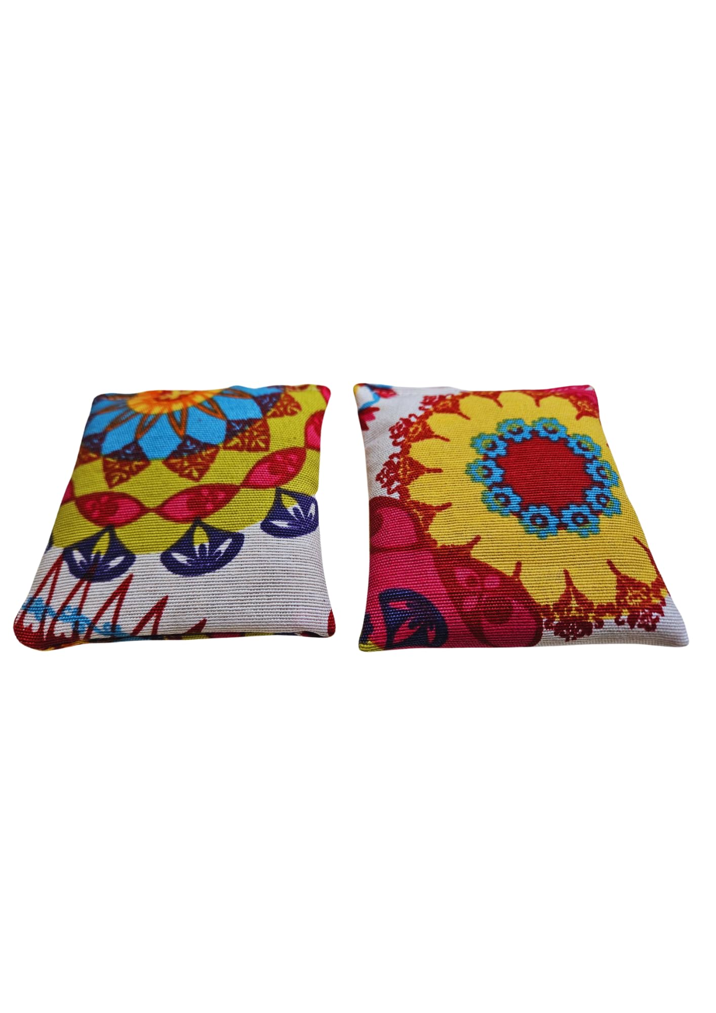 Saco semillas microondas, Tela 100% algodón organico. Saco térmico de semillas retención de calor y frio. Para manos y frente. (Mandala)