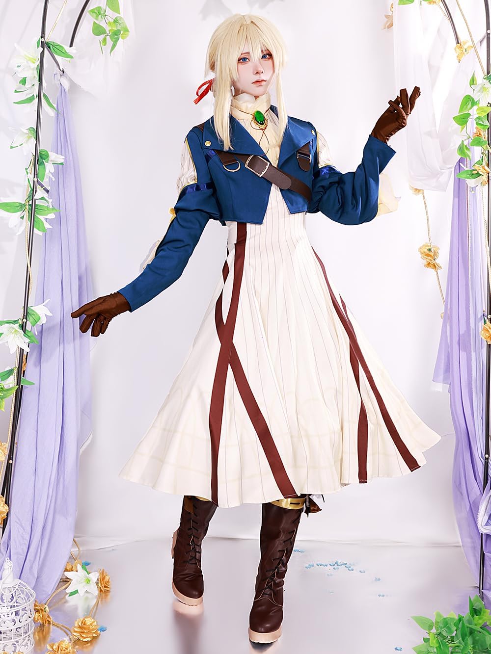 Amazon.co.jp: 【COSPLEE】ヴァイオレット・エヴァーガーデン コスプレ 
