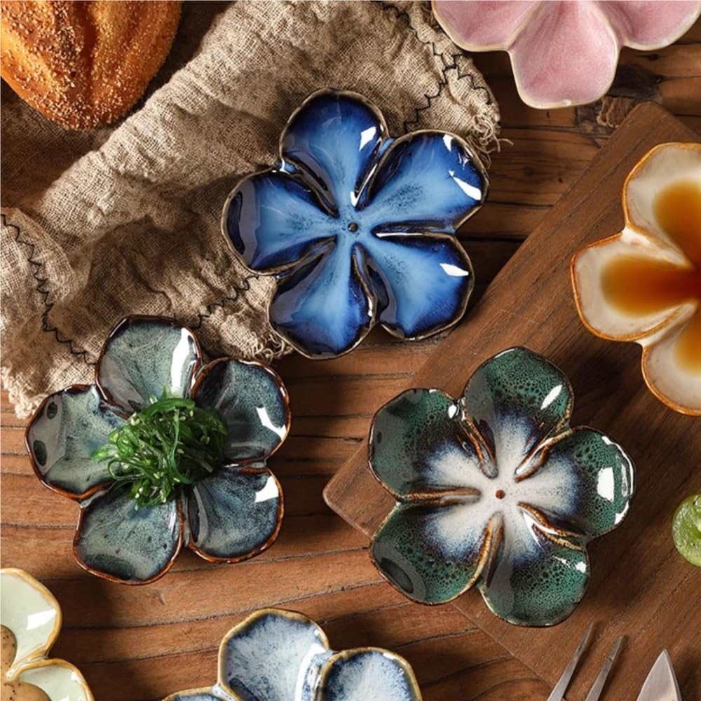 Ceramiczne małe miseczki do maczania przekąsek, deserów bocznych, przypraw, przystawek, octu, keczupu, 2 szt