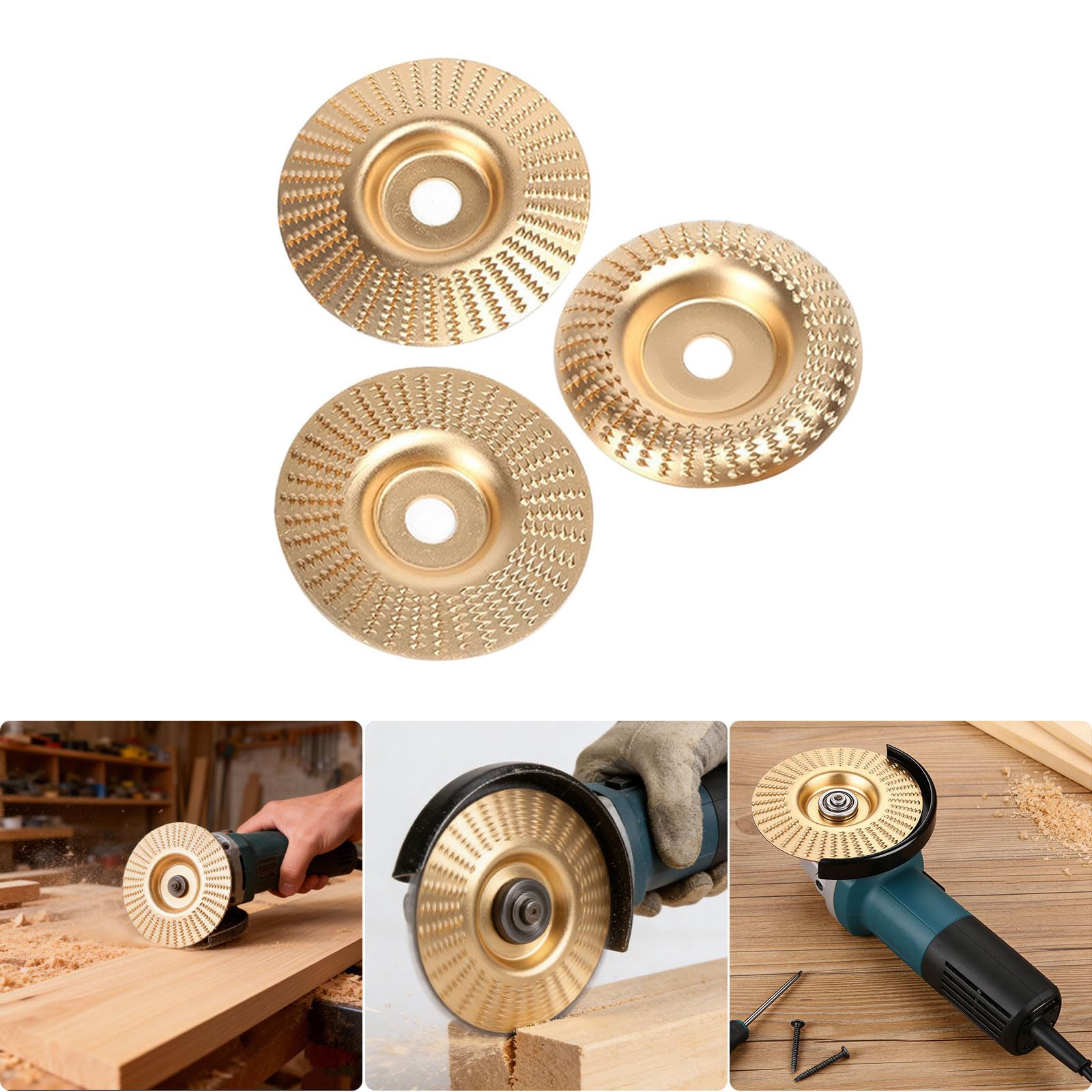 1 x Bohrung 16 22 mm Holzschleifscheibe Raspelscheibe 76x10mm Holz Hufbearbeitung für mini akku Winkelschleifer 100/22mm Hartmetall Holzarbeitungswerkzeug zum Formen, Schleifen und Schneiden
