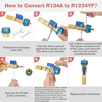 Amazon.com: WADEO R134A R1234YF Valve Core Quick Remover Installer Amazon.com: WADEO R134A R1234YF Valve Core Quick Remover Installer