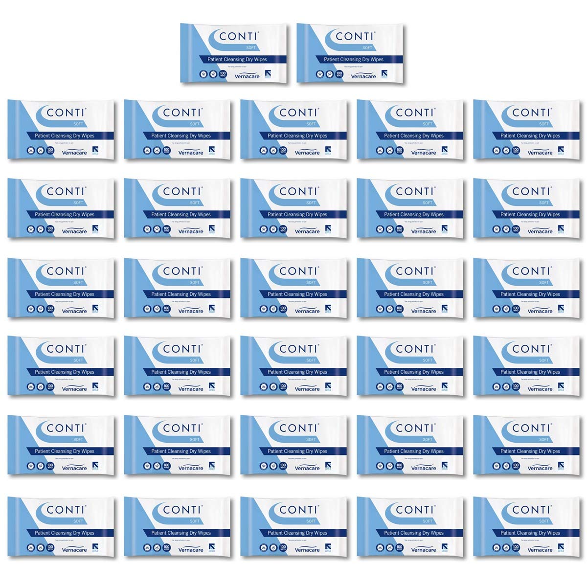 Case Saver 32x Conti Soft Large Dry Wipes - 100 Pack