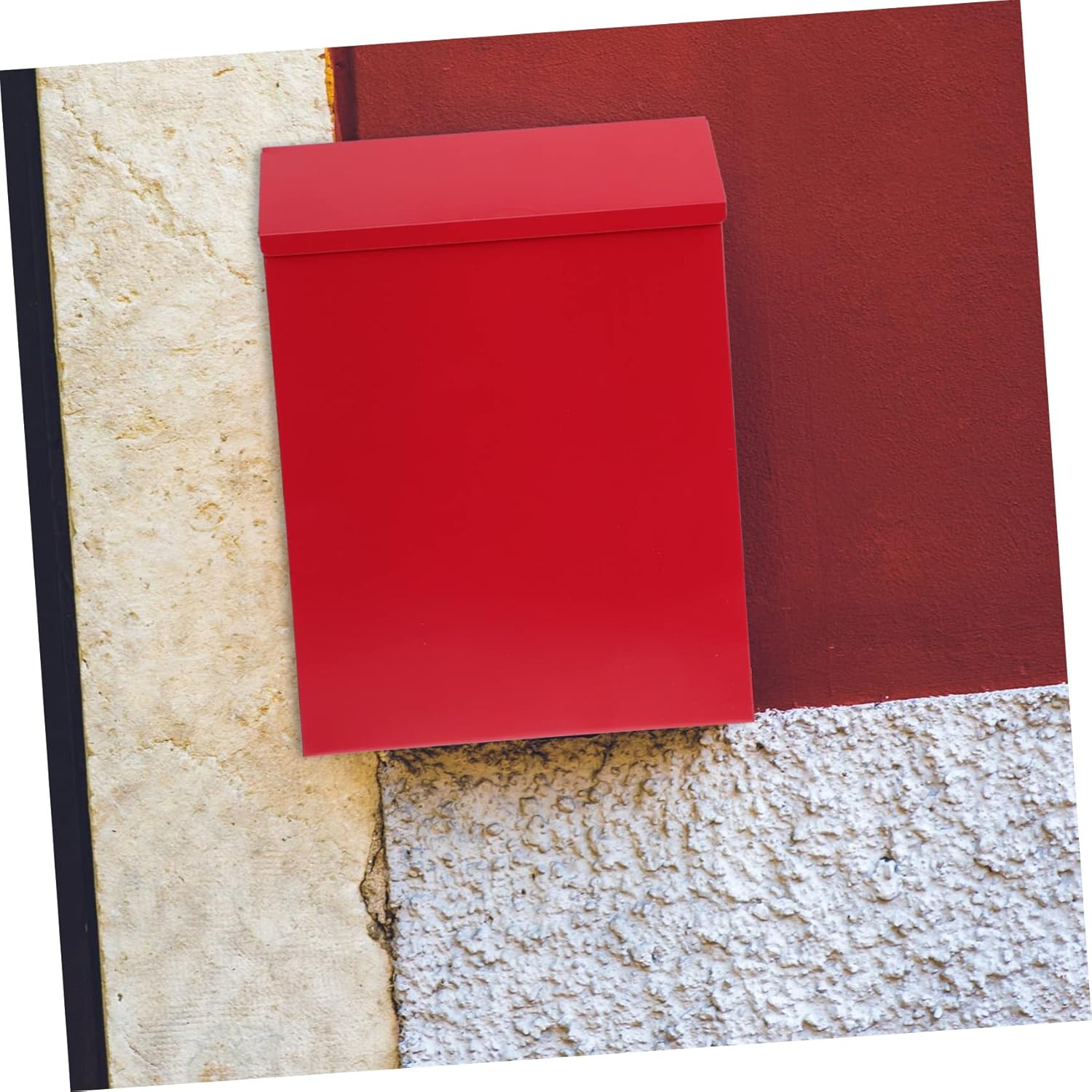 Mailbox The Office Decor Newspaper Boxes for Outside Black Mail Boxes Letter Decor European Decor for Office Parcel Door Post Office Decore Lettres Container for Mail