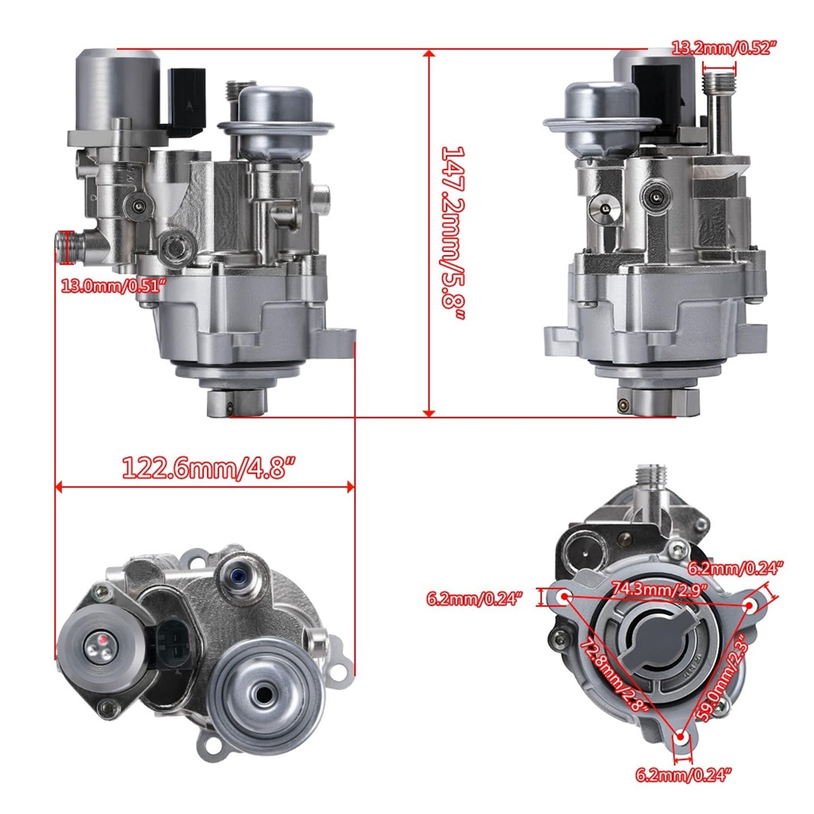 High Pressure Fuel Pump 13517616170 HPFP Direct Injection