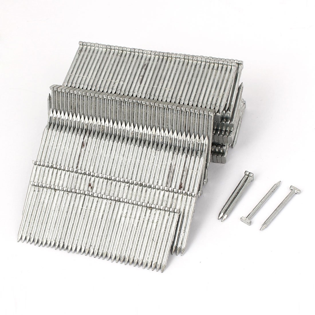 Aexit 2mm Dia Shaft T Shape T45 Brad Nails Silver Tone 28mm Length 874PCS (63342a46a5c48a4922884555adcf671d)