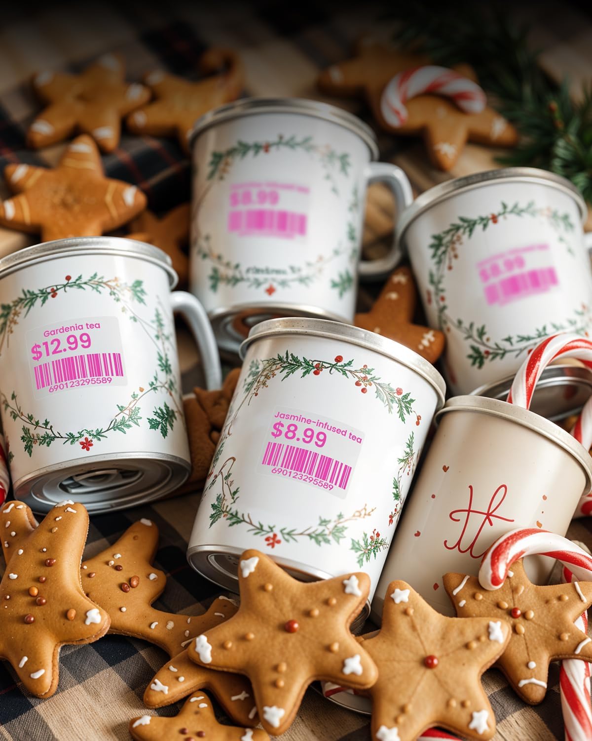 Phomemo Colorful Thermal Printing Labels for Barcode/Address/Logo/Business/Home Tag, for M110/M100/M220/M250/M108 Label Printer, 1.57" x 1.18"(40x30mm), 230 Labels/Roll - Image 3