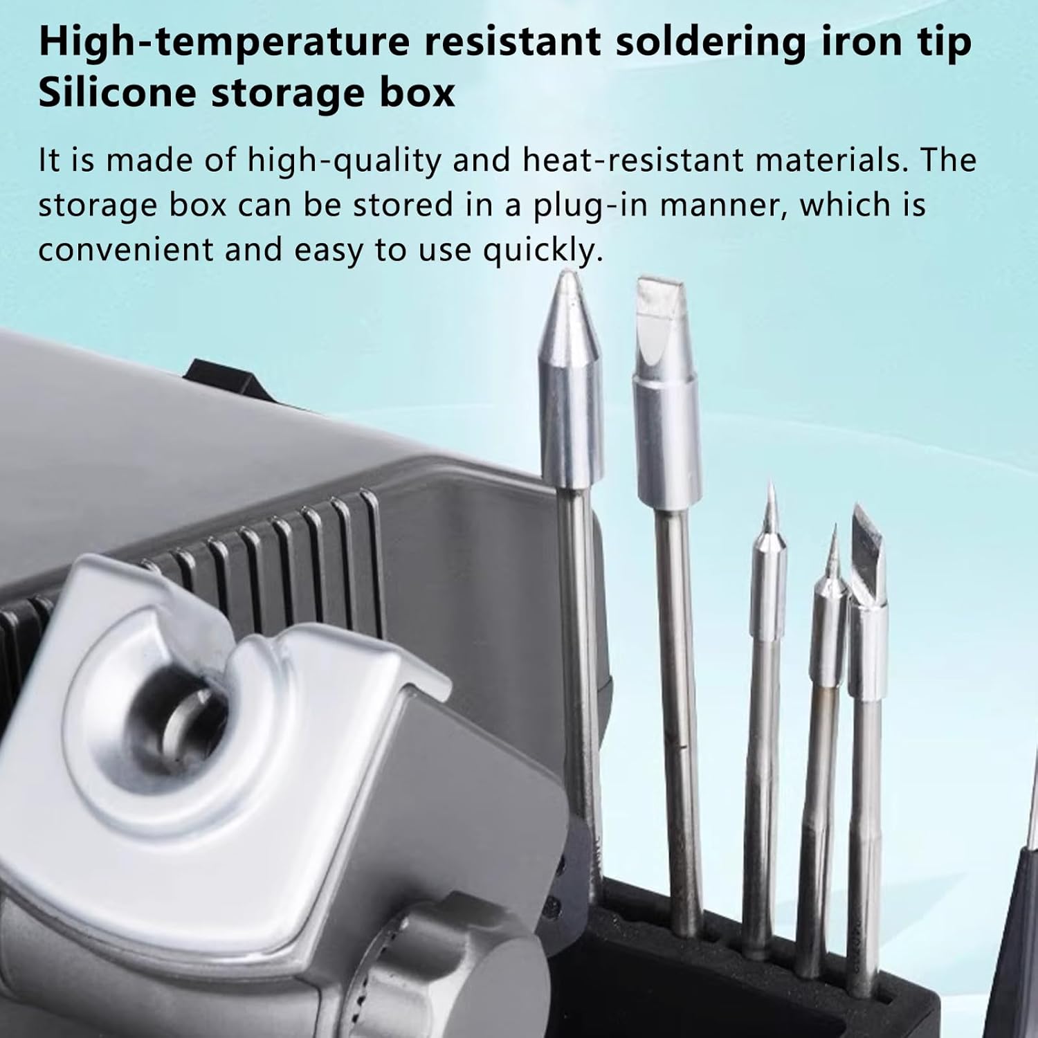 Digital Display Industrial Soldering Station, 400W Digital Soldering Iron Station with 6 Soldering Tips, Compatible with C470/C245 Handles for Industrial Soldering