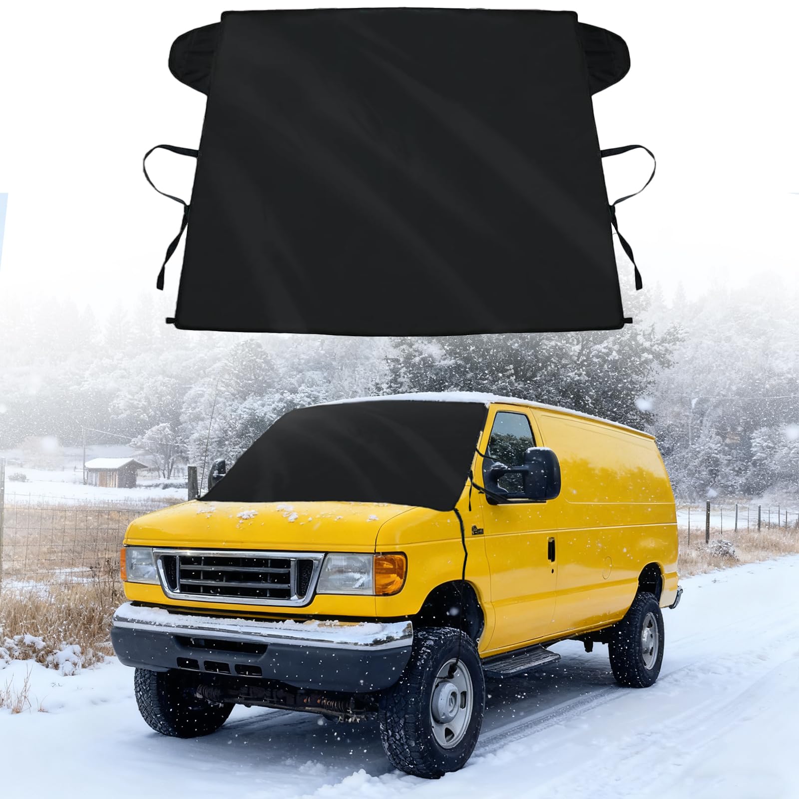 Windshield Cover for Ice and Snow for Ford Econoline E Series 1992-2026