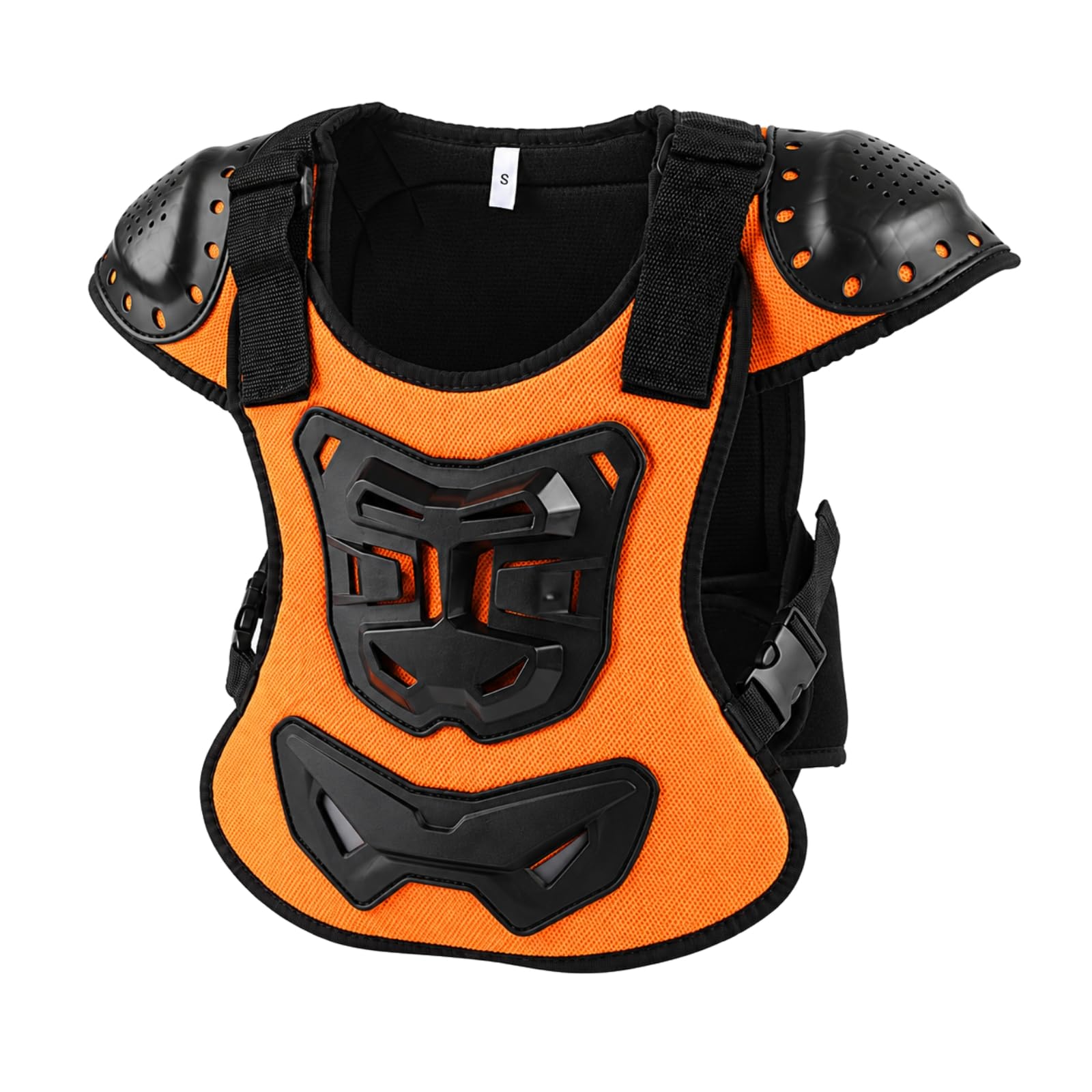 Protezione Pettorale per Bambini Antiurto Gilet Protettivo con Spalline Regolabili Polyvalent Pettorina Protettiva per Ciclismo, Pattinaggio a Rotelle