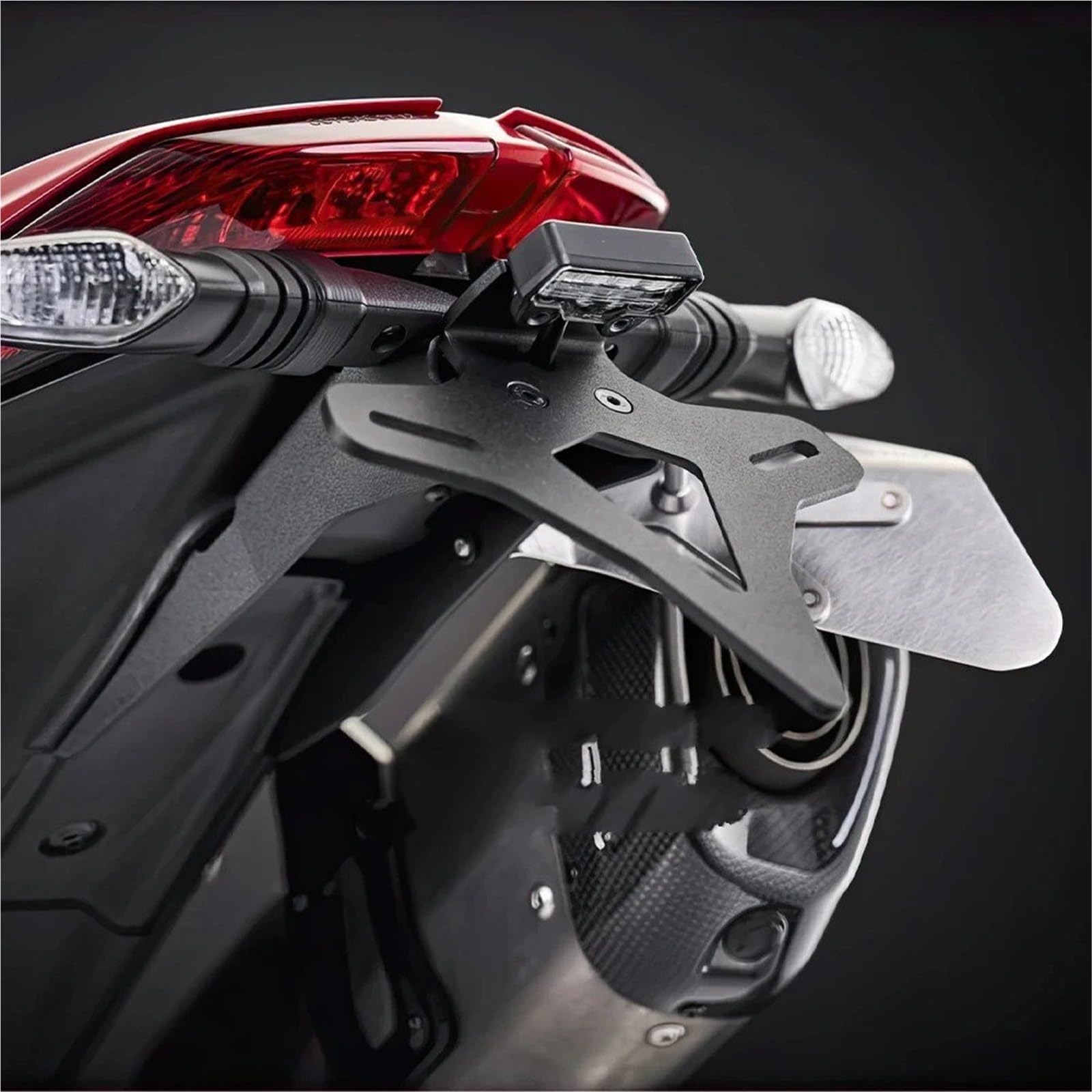 Per Ducati Per Hypermotard 950 2019+ Moto Posteriore Coda Corta Stock Porta Targa Contropunta Kit Staffa Telaio Moto Supporto Targa