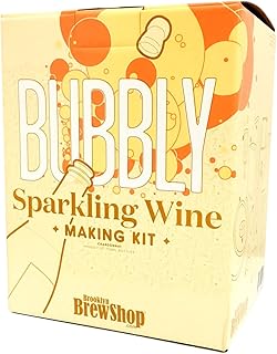 Brooklyn Brew Shop Sparkling Wine Making Kit: Bubbly Starter Set With Reusable Glass Fermenter, Brew Equipment, Ingredient...