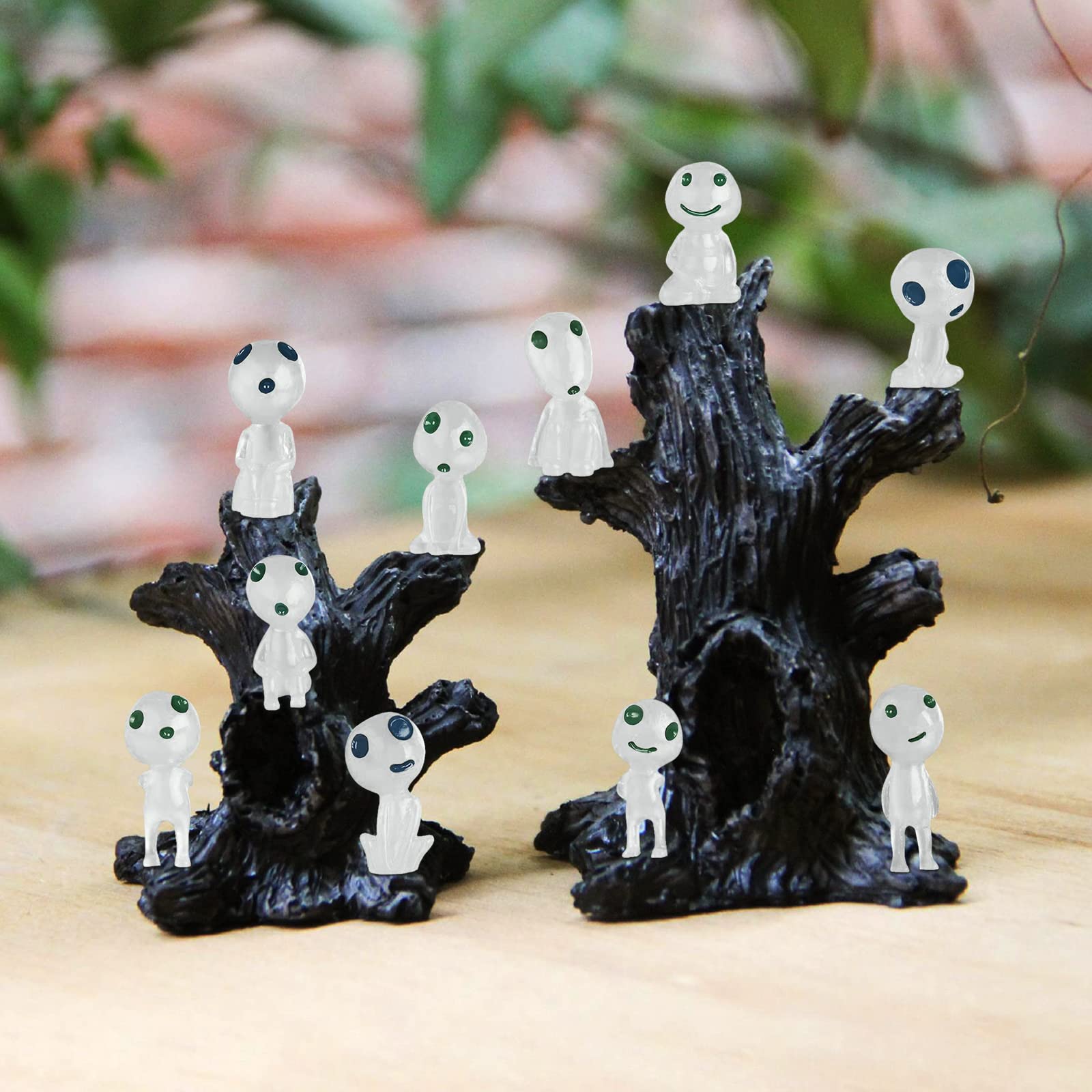 Amazon.co.jp: AIBAOBAO もののけ姫 置物 森の幽霊 暗闇で光る