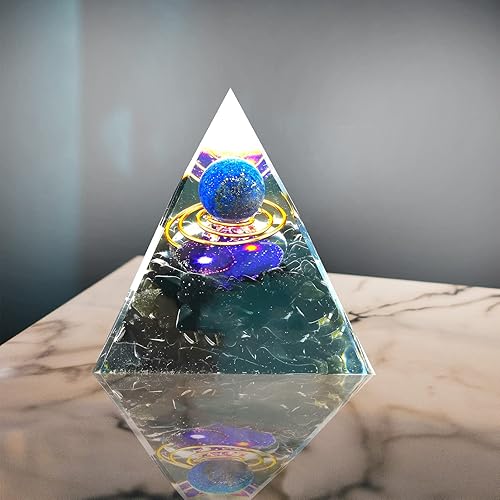 Miniatura 7 de Stones and Crystals,6CM Reiki Stones for Protection,Healing Crystals Energy Generator for Blanacing Chakra Black