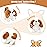 KSABVAIA Plush Saint Bernard Toy Puppy Electronic Interactive Dog - Walking, Barking, Tail Wagging, Stretching Companion Animal for Kids Toddlers