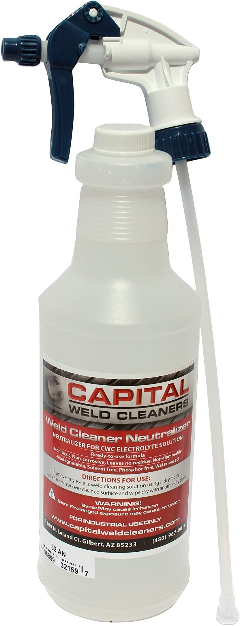 Capital Weld Cleaners WCN25 Neutralizer, 2.5 gal Container