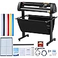 VEVOR Vinyl Cutter Machine, 375mm Vinyl Printer, Maximum Paper Feed 14 inch Plotter Printer with Adjustable Force and Speed Vinyl Cutting Machine for Sign Making Vinyl Plotter Cutter Machine