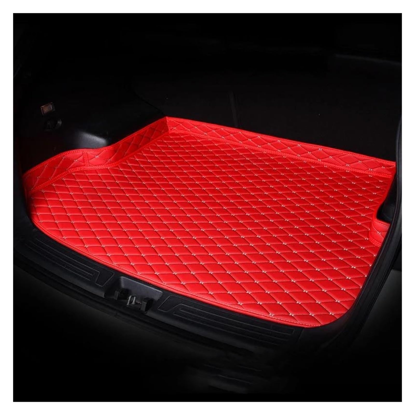 Tapis de coffre KIA Niro 2017 sur mesure imperméable rouge