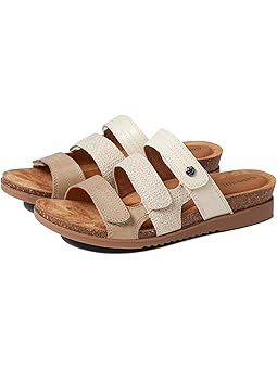 teva universal slide leather tan